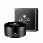REARAR DIA FORCE  EYE PATCH BLACK (60ea), Гидрогелевые патчи для глаз с экстрактом черного жемчуга (60шт) (Большие)