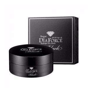 REARAR DIA FORCE  EYE PATCH BLACK (60ea), Гидрогелевые патчи для глаз с экстрактом черного жемчуга (60шт) (Большие)