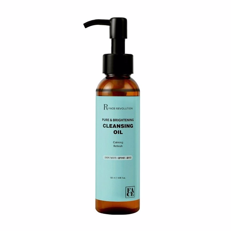 FACE REVOLUTION PURE & BRIGHTENING CLEANSING OIL (120ml), Гидрофильное масло для снятия макияжа (120мл)
