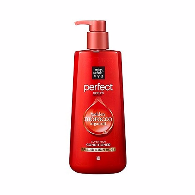 MISE-EN-SCENE PERFECT SERUM SUPER RICH CONDITIONER (680ml), Кондиционер для поврежденных волос (680мл)