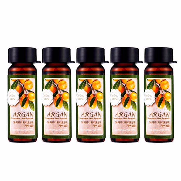 WELCOS CONFUME ARGAN TREATMENT HAIR AMPOULE (15ml*5ea), Набор ампул для волос с аргановым маслом (15мл*5шт)