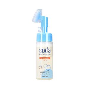 HOLIKA HOLIKA SODA PORE CLEANSING BUBBLE FOAM (150ml), Пенка для очищения кожи с пищевой содой и щёточкой для массажа (150мл)