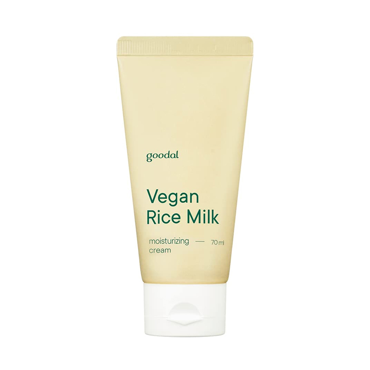 GOODAL VEGAN RICE MILK MOISTURIZING CREAM (70ml), Веганский увлажняющий крем с рисовым молоком (70мл)