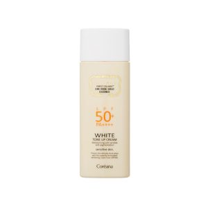 COREANA ORTHIA PERFECT COLLAGEN 24K ROSE GOLD ESSENCE WHITE TONE UP CREAM (50ml), Увлажняющий крем с розовым золотом (50мл)