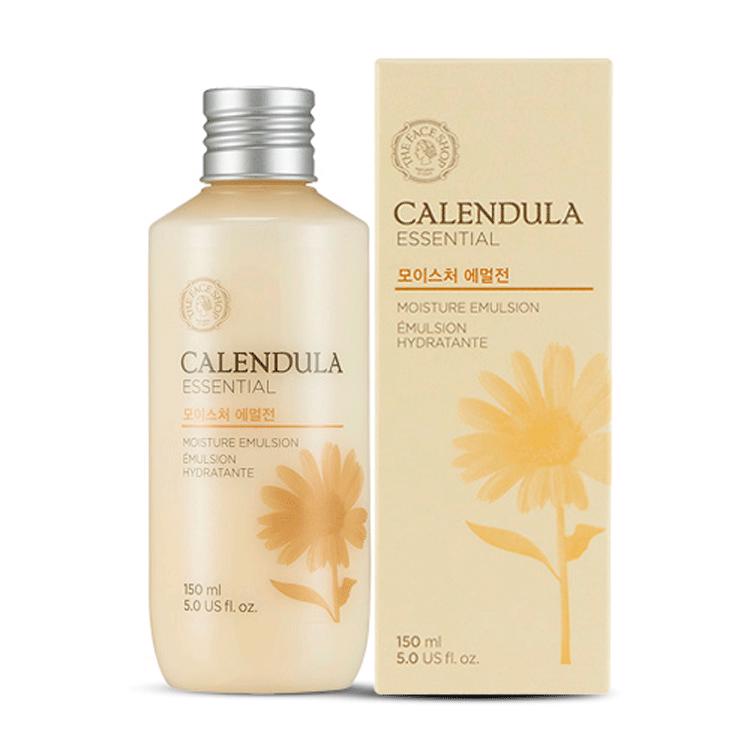 THE FACE SHOP CALENDULA ESSENTIAL MOISTURE EMULSION (150ml), Увлажняющая эмульсия с экстрактом календулы (150мл)