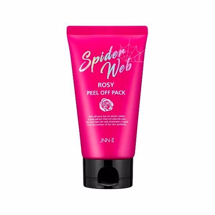 JNN-II SPIDER WEB ROSY PEEL OFF PACK (100ml), Маска с экстрактом розы и паутины (100мл)