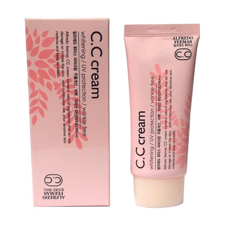 ALFREDO FEEMAS СС CREAM SPF40+ PA+++ (50ml), СС крем увлажняющий и матирующий на основе коллагена (50мл)