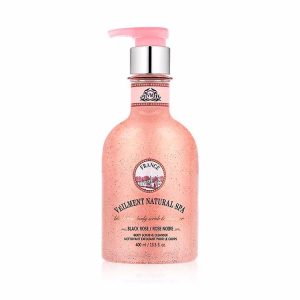 ON: THE BODY VEILMENT NATURAL SPA BLACK ROSE SCRUB BODY CLEANSER (600ml), Очищающий скраб для тела с черной розой (600мл)