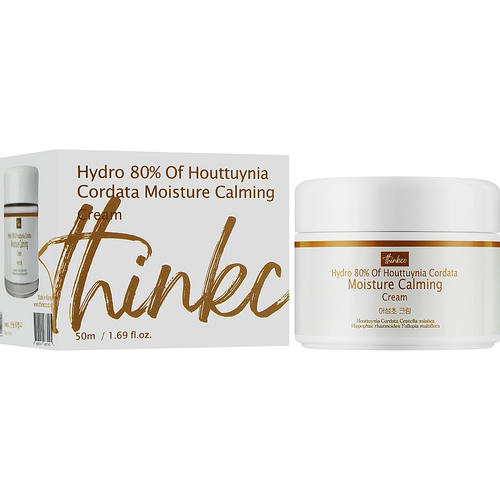 Thinkco Hydro 80% of Houttuynia Cordate Moisture Calming Cream - Увлажняющий крем для лица с экстрактом хауттюйнии — изображение 2