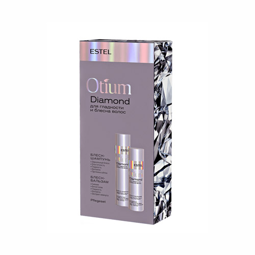 Estel Otium DIAMOND Set. Набор для гладкости и блеска волос (250мл + 200мл)