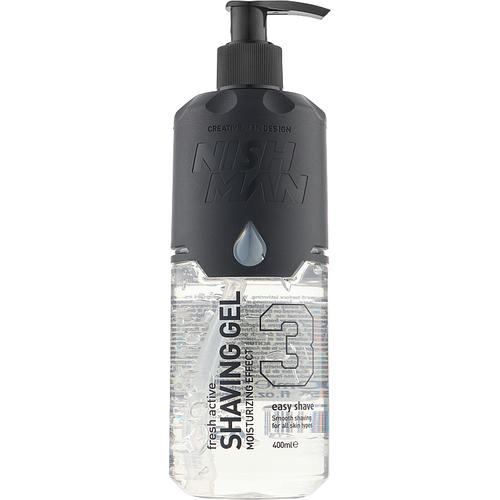 Nishman Shaving Gel No.3 Fresh Active, Гель для бритья, 400ml