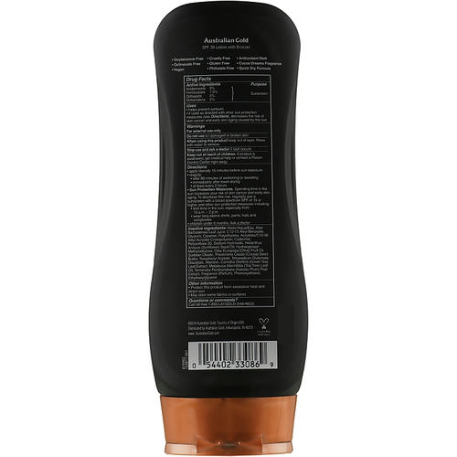 Australian Gold Lotion Sunscreen Instant Bronzer Spf30, Солнцезащитный лосьон для загара — изображение 2