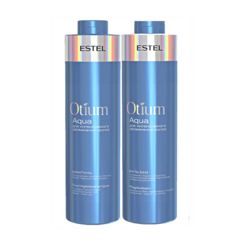 ESTEL Набор "Otium Aqua" Увлажняющий бессульфатный (шампунь + бальзам) 1000 мл.*2