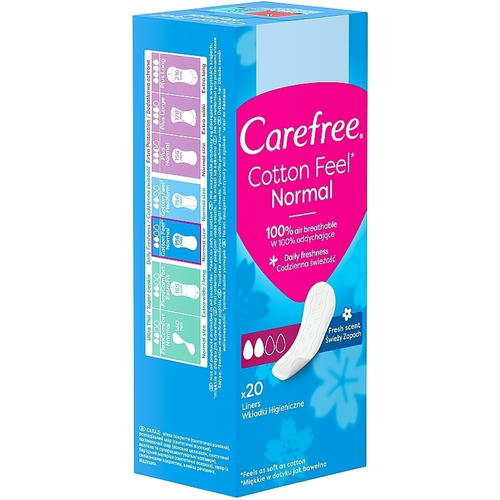 Carefree Cotton, Ежедневные прокладки, ароматизированные, 20шт — изображение 2