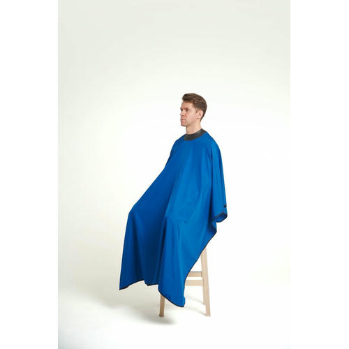 REBEL BARBER Navy Blue - Облегченный пеньюар с неопреновым воротником