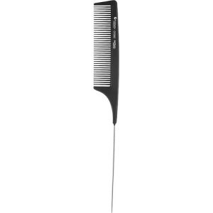 Hairway Carbon Advanced, Расческа карбоновая с хвостиком металлическим, 220 мм