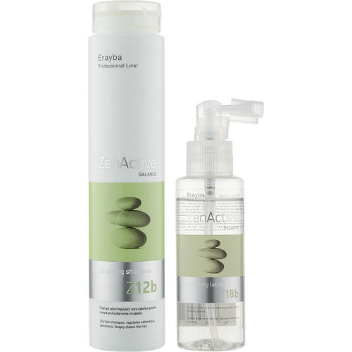 Erayba (shmp/250ml + lotion/100ml), Набор для жирной кожи головы — изображение 2