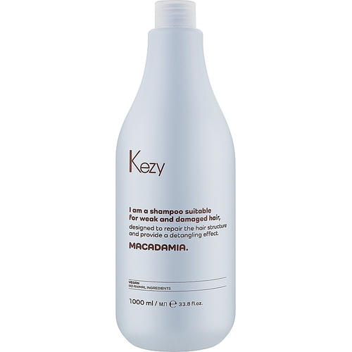 Kezy Macadamia Shampoo, Шампунь для поврежденных волос — изображение 2