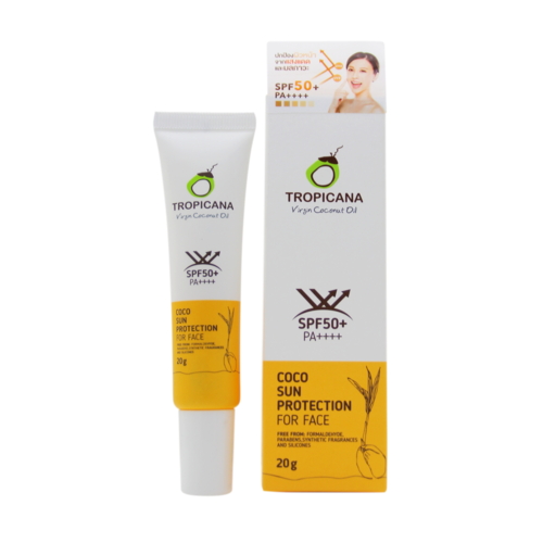 Tropicana Крем для лица солнцезащитный - Coco sun protection for face SPF50+, 20г — изображение 2