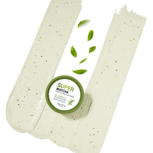 Some By Mi Маска очищающая глиняная с чаем матча - Super matcha pore clean clay mask, 100мл — изображение 3