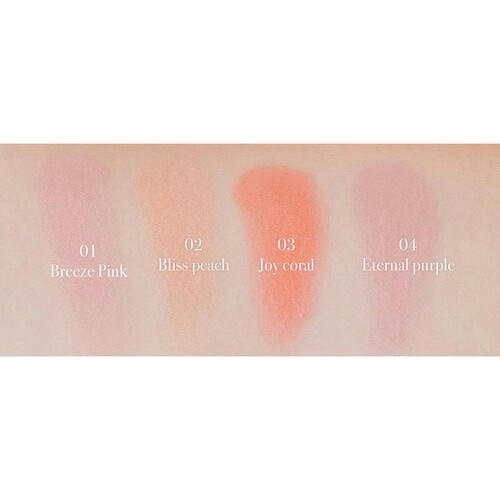 Lizda Румяна пастельные тон 02 блаженный персик - mellow mood fit cheek bliss peach, 4,5г — изображение 3