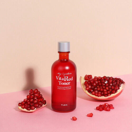 TIAM Тонер с витаминами и ниацинамидом - My Signature Vita Red Toner, 130мл — изображение 4