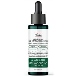Thinkco Сыворотка для проблемной кожи с AHA, BHA, PHA кислотами и центеллой - Cica ampoule, 60мл