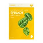 LanSkin Маска тканевая для лица с экстрактом шпината - spinach organic food mask, 21г