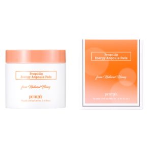 Petitfee Пэды косметические с прополисом - Propolis energy ampoule pads, 70шт