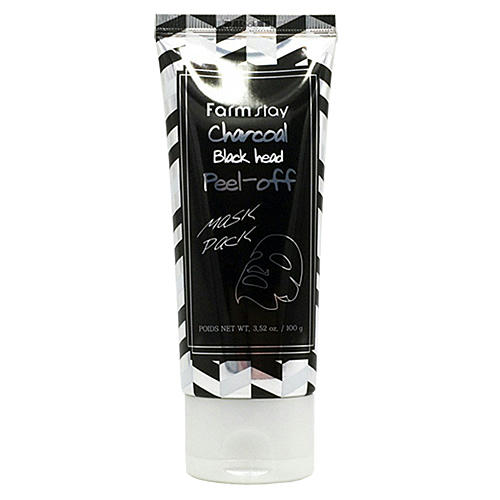FarmStay Маска пленка очищающая с углем - Charcoal black head peel-off mask pack, 100г — изображение 2