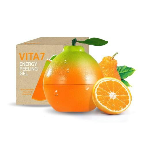 TheYEON Гель для лица энергетический с AHA-BHA кислотами - Vita7 energy peeling gel, 100мл — изображение 3