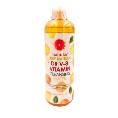 FarmStay Вода очищающая с витаминами - Pure cleansing water vitamin, 500мл — изображение 2