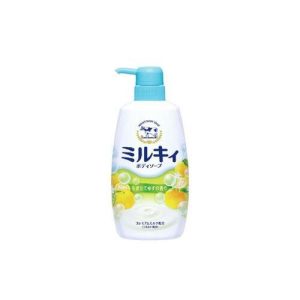 COW Мыло для тела c керамидами и молочными протеинами с цитрусовым ароматом - Milky body soap, 550мл