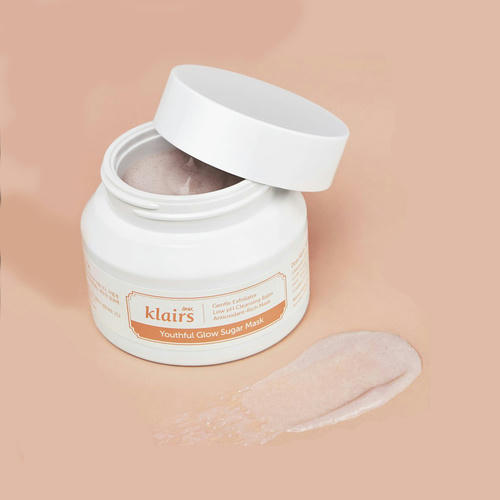 Dear, Klairs Маска-скраб с сахаром для сияния кожи - Youthful glow sugar mask, 110г — изображение 4