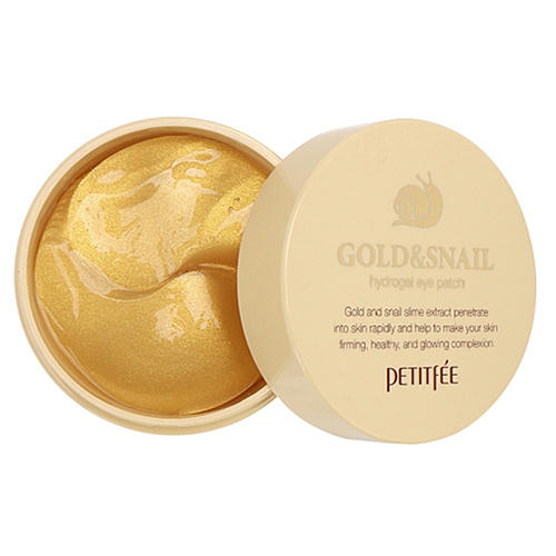 Petitfee Патчи гидрогелевые с золотом и экстрактом улитки - Gold&snail hydrogel eye patch, 60шт — изображение 2