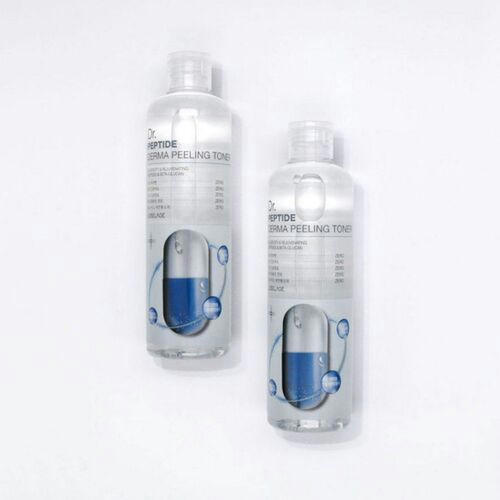 Lebelage Тонер антивозрастной отшелушивающий с пептидами - Dr. Peptide derma peeling toner, 310мл — изображение 3