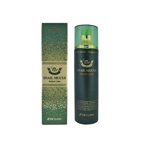 3W Clinic Тонер для лица увлажняющий с улиточным муцином - Snail mucus moisture skin, 150мл