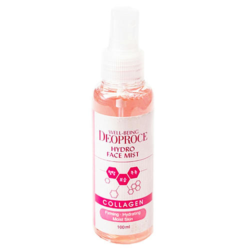 Deoproce Мист для лица увлажняющий - Well-being hydro face mist collagen, 100мл