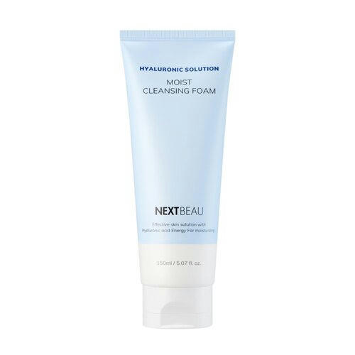 NEXTBEAU Пенка для умывания с гиалуроновой кислотой - Hyaluronic solution moist cleansing foam,150мл