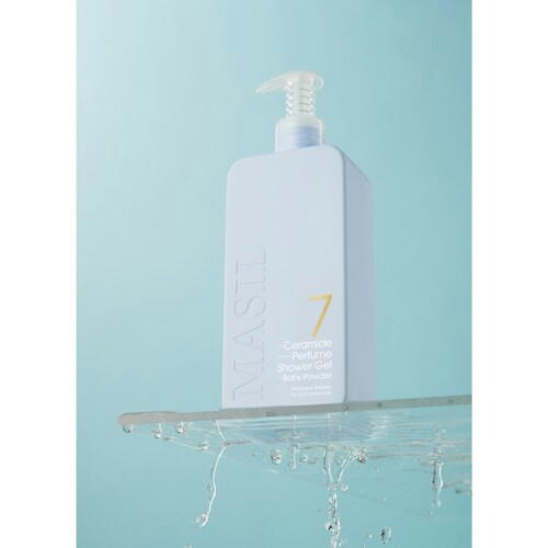Masil Гель для душа липидный с ароматом детской присыпки - 7 ceramide shower gel baby powder, 500мл — изображение 4