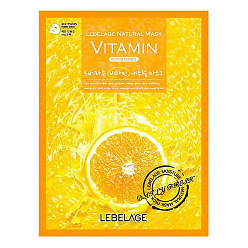 Lebelage Маска тканевая с витаминами - Vitamin natural mask, 23г