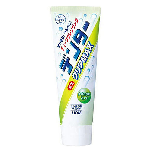Lion Паста зубная натуральная мята, вертикальная туба - Dental clear max, 140г