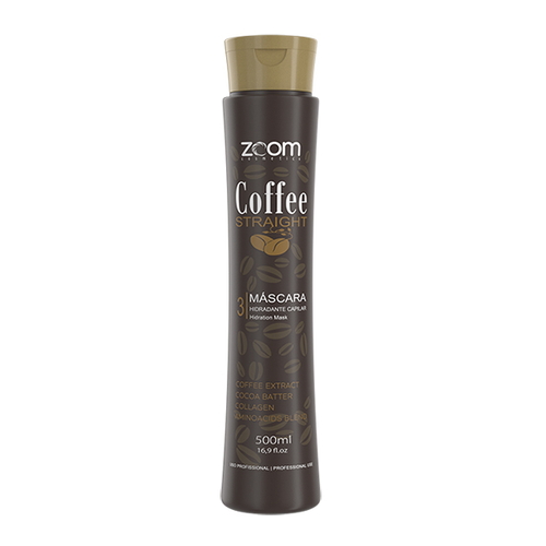 ZOOM, Маска ультра-блеск для волос Coffee Straight, 500 мл