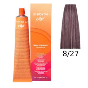 INEBRYA, Крем-краска для волос Color Professional 8/27, 100 мл