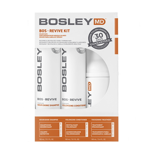 BOSLEY MD, Система от выпадения и для стимуляции роста волос для окрашенных волос, 150/150/100 мл