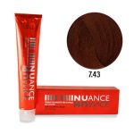 PUNTI DI VISTA, Крем-краска для волос с керамидами Nuance 7.43, 100 мл
