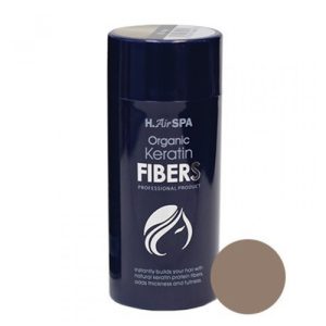 H.AIRSPA, Волокна кератиновые светло-коричневые Hair Building Fibers Light Brown, 28 гр