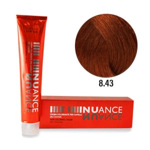 PUNTI DI VISTA, Крем-краска для волос с керамидами Nuance 8.43, 100 мл