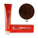 PUNTI DI VISTA, Крем-краска для волос с керамидами Nuance 7.4, 100 мл