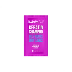 HAPPY HAIR, Шампунь для волос набор саше Keratin Home Line, 50*10 мл